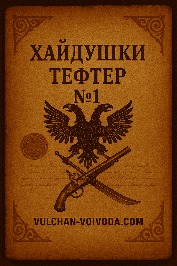 Корицата на ХАЙДУШКИ ТЕФТЕР №1