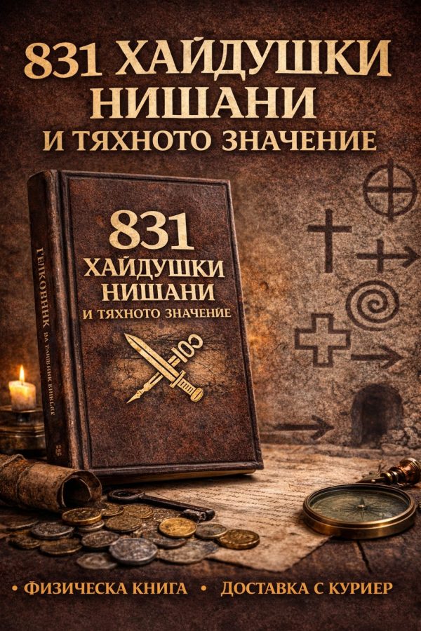 Корицата на Тълковникът на Сдружение „Надежда“ – 831 хайдушки нишани и техните значения
