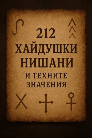 Корица на 212 тайни хайдушки знаци, нишани и техните истински значения Корица на 212 тайни хайдушки знаци, нишани и техните истински значения