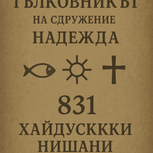 Корицата на Тълковникът на Сдружение „Надежда“ – 831 хайдушки нишани и техните значения