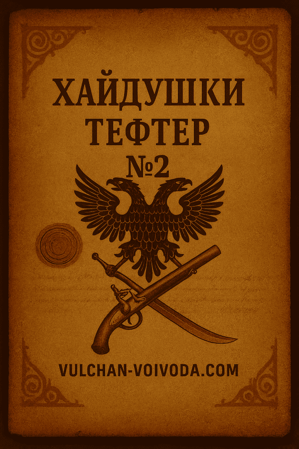 Корицата на Хайдушки тефтер №2