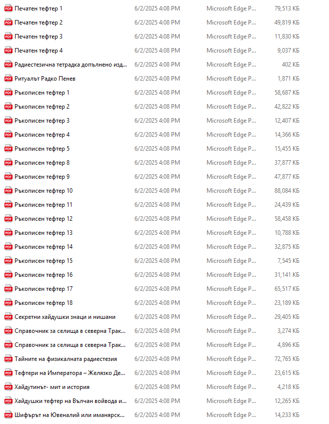 Архив от иманярски тефтери и книги Архив от иманярски тефтери и книги