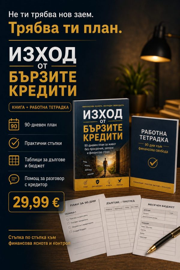 Изход от бързите кредити — 90-дневен план